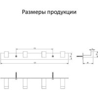 Держатель для полотенца Grocenberg AC0014 (графит) - Превью изображения №3 — Интернет-магазин samo.by