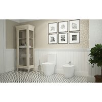 Унитаз напольный Lavinia Boho Biore 33040010 (бачок, чаша, пневмокрышка) - Превью изображения №3 — Интернет-магазин samo.by