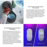 Унитаз подвесной Wellsee Chalice Perfection RimFree 182609001 (чаша, пневмокрышка, матовый черный) - Превью изображения №4 — Интернет-магазин samo.by