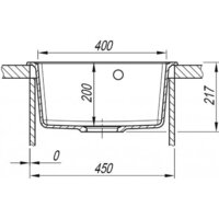 Кухонная мойка ARFEKA Dalago 47 Wet Graphite - Превью изображения №7 — Интернет-магазин samo.by