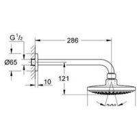 Душевая система  Grohe Eurosmart [124440] - Превью изображения №3 — Интернет-магазин samo.by