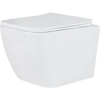 Унитаз подвесной Roxen Cube bidet в комплекте с инсталляцией StounFix Dual Fresh 6 в 1 968472 (кнопка: брашированное золото) - Превью изображения №5 — Интернет-магазин samo.by