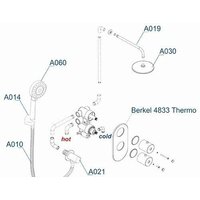Комплект смесителей Wasserkraft A16030 Thermo - Превью изображения №3 — Интернет-магазин samo.by