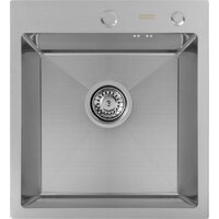 Кухонная мойка ARFEKA ECO AR 450*500 SATIN DECOR MILLET GRAINS - Превью изображения №2 — Интернет-магазин samo.by