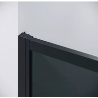 Душевая стенка Grossman Cosmo 90x195 200.K33.02.90.21.10 (черный матовый/стекло тонированное) - Превью изображения №2 — Интернет-магазин samo.by