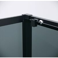 Душевая стенка Grossman Cosmo 90x195 200.K33.02.90.21.10 (черный матовый/стекло тонированное) - Превью изображения №3 — Интернет-магазин samo.by