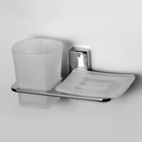 Держатель для мыльницы и стакана Wasserkraft Leine K-5026 - Превью изображения №2 — Интернет-магазин samo.by