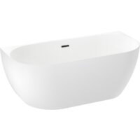 Ванна Wellsee Belle Spa 3.0 170x80 235901003 (пристенная ванна белый глянец, экран, ножки, сифон-автомат матовый черный) - Превью изображения №2 — Интернет-магазин samo.by