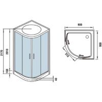 Душевая кабина WeltWasser WW500 Werra 902 - Превью изображения №16 — Интернет-магазин samo.by