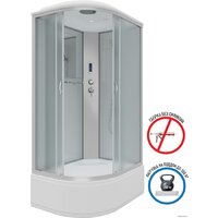 Душевая кабина Niagara NG-2310-14RP 120x80x215 (матовое стекло) - Превью изображения №3 — Интернет-магазин samo.by