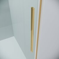Душевой уголок Grossman Galaxy 100x90x195 120.K33.01.1090.32.00 (золото сатин/прозрачное стекло) - Превью изображения №2 — Интернет-магазин samo.by
