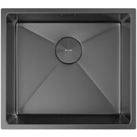 Кухонная мойка ZorG Zerox 49 U / IF PVD Gunblack - Превью изображения №3 — Интернет-магазин samo.by
