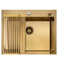 Кухонная мойка ARFEKA ECO AR мойка 600*500, роллер-мат, дозатор Gold - Превью изображения №2 — Интернет-магазин samo.by