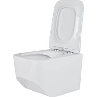 Унитаз подвесной Roxen Boro в комплекте с инсталляцией StounFix Dual Fresh 6 в 1 968466 (кнопка: брашированное золото) - Превью изображения №8 — Интернет-магазин samo.by