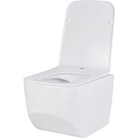 Унитаз подвесной Roxen Boro в комплекте с инсталляцией StounFix Dual Fresh 6 в 1 968466 (кнопка: брашированное золото) - Превью изображения №5 — Интернет-магазин samo.by