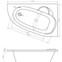 Ванна Lavinia Boho Bell Pro 170x110 370217PL - Превью изображения №2 — Интернет-магазин samo.by