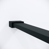 Душевая стенка Niagara Nova NG-781-12BLACK 120x200 (черный матовый/эффект битого стекла) - Превью изображения №4 — Интернет-магазин samo.by