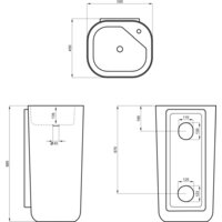 Умывальник Lavinia Boho Bathroom Sink Slim 33311126 - Превью изображения №6 — Интернет-магазин samo.by