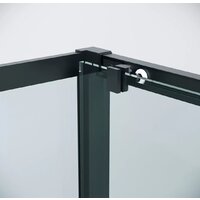 Душевая стенка Grossman Cosmo 90x195 200.K33.02.90.21.00 (черный матовый/стекло прозрачное) - Превью изображения №3 — Интернет-магазин samo.by