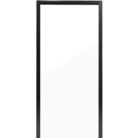 Grossman Cosmo 90x195 200.K33.02.90.21.00 (черный матовый/стекло прозрачное)