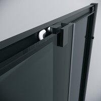 Душевой уголок Grossman Cosmo 90x90x195 300.K33.02.9090.21.10 (черный матовый/тонированное стекло) - Превью изображения №5 — Интернет-магазин samo.by