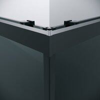 Душевой уголок Grossman Cosmo 90x90x195 300.K33.02.9090.21.10 (черный матовый/тонированное стекло) - Превью изображения №4 — Интернет-магазин samo.by