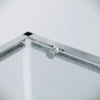 Душевой уголок Grossman Galaxy 110х100х195 120.K33.01.1110.10.02 (хром/шиншилла стекло) - Превью изображения №4 — Интернет-магазин samo.by