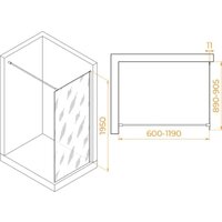 Душевая стенка RGW WA-102 351010209-21 - Превью изображения №2 — Интернет-магазин samo.by