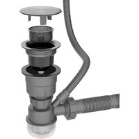 Кухонная мойка Roxen Simple 560220-50B-GR графит/текстурная PVD покрытие (с коландером и дозатором) - Превью изображения №18 — Интернет-магазин samo.by