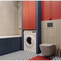 Унитаз подвесной Wellsee Pure BY Wellsee RimFree 182605001 (чаша, пневмокрышка, матовый серый) - Превью изображения №6 — Интернет-магазин samo.by