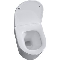 Унитаз подвесной Roxen Simple Compact в комплекте с инсталляцией StounFix Dual Fresh 6 в 1 943570 (кнопка: хром матовый) - Превью изображения №8 — Интернет-магазин samo.by