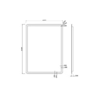  Roxen Зеркало Irida smart touch 510185-60ST (с бесконтактным сенсором и подсветкой) - Превью изображения №8 — Интернет-магазин samo.by