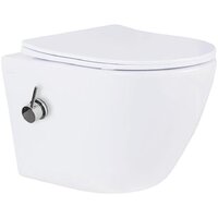 Унитаз подвесной Roxen Antares Bidet в комплекте с инсталляцией StounFix Dual Fresh 6 в 1 968424 (кнопка: сатин) - Превью изображения №3 — Интернет-магазин samo.by