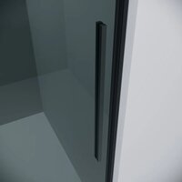 Душевой уголок Grossman Galaxy 100х100х195 120.K33.01.1010.21.10 (черный матовый/тонированное стекло) - Превью изображения №2 — Интернет-магазин samo.by