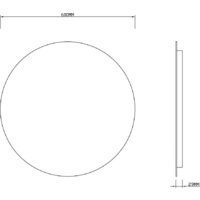  Roxen Зеркало Brimen 510195-60AF 60x60 - Превью изображения №13 — Интернет-магазин samo.by