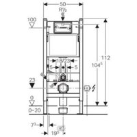 Инсталляция для унитаза Geberit Duofix UP100 [111.153.00.1] - Превью изображения №3 — Интернет-магазин samo.by