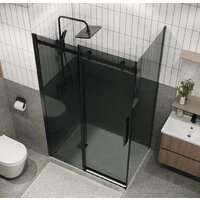 Душевой уголок Grossman Classic 110x90x195 120.K33.04.1190.21.10 (черный матовый/тонированное стекло) - Превью изображения №7 — Интернет-магазин samo.by