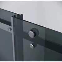 Душевой уголок Grossman Classic 110x90x195 120.K33.04.1190.21.10 (черный матовый/тонированное стекло) - Превью изображения №12 — Интернет-магазин samo.by