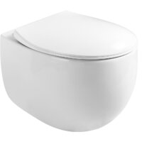 Унитаз подвесной Roxen Egg в комплекте с инсталляцией StounFix Dual Fresh 6 в 1 968475 (кнопка: брашированное золото) - Превью изображения №3 — Интернет-магазин samo.by