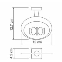 Мыльница Wasserkraft Lippe K-6569 - Превью изображения №4 — Интернет-магазин samo.by