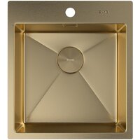 Кухонная мойка ZorG Zerox 46 IF PVD Gold - Превью изображения №3 — Интернет-магазин samo.by