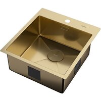 Кухонная мойка ZorG Zerox 46 IF PVD Gold - Превью изображения №2 — Интернет-магазин samo.by