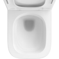 Унитаз подвесной Wellsee Pure BY Wellsee RimFree 182603001 (чаша, пневмокрышка, матовый белый) - Превью изображения №3 — Интернет-магазин samo.by