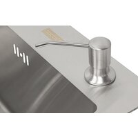 Кухонная мойка ARFEKA ECO AR мойка 600*500, роллер-мат, дозатор SATIN - Превью изображения №7 — Интернет-магазин samo.by