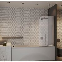 Стеклянная шторка для ванны Roxen Brimen 52010-80B 80х140 - Превью изображения №4 — Интернет-магазин samo.by