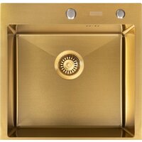 Кухонная мойка ARFEKA ECO AR мойка 500*500, роллер-мат, дозатор Gold - Превью изображения №5 — Интернет-магазин samo.by