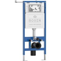 Унитаз подвесной Roxen Simple compact в комплекте с инсталляцией StounFix Dual Fresh 6 в 1 968480 (кнопка: брашированное золото) - Превью изображения №14 — Интернет-магазин samo.by