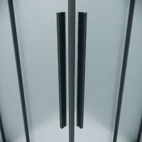 Душевой уголок Grossman Galaxy 80x80x195 300.K33.01.8080.21.02 (черный матовый/шиншилла стекло) - Превью изображения №3 — Интернет-магазин samo.by