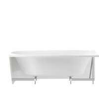 Ванна Wellsee Belle Spa 2.0 170x75 235806002 (пристенная ванна (правая) белый глянец, экран, каркас, сифон-автомат глянцевый белый) - Превью изображения №3 — Интернет-магазин samo.by