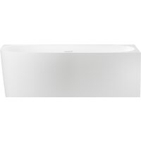 Wellsee Belle Spa 2.0 170x75 235806002 (пристенная ванна (правая) белый глянец, экран, каркас, сифон-автомат глянцевый белый)